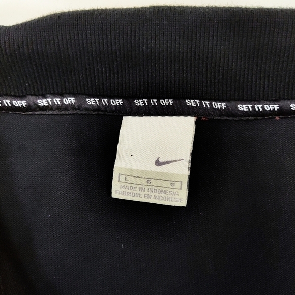 Nike Air men's jacket black/red/white - zipper front Size:L - Picture 6 of 7